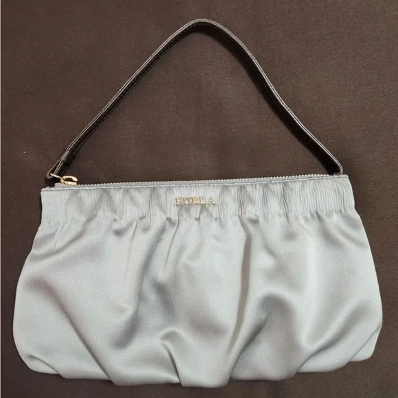 Furla Gray Satin Wrislet with Dustbag - Picture 2 of 9